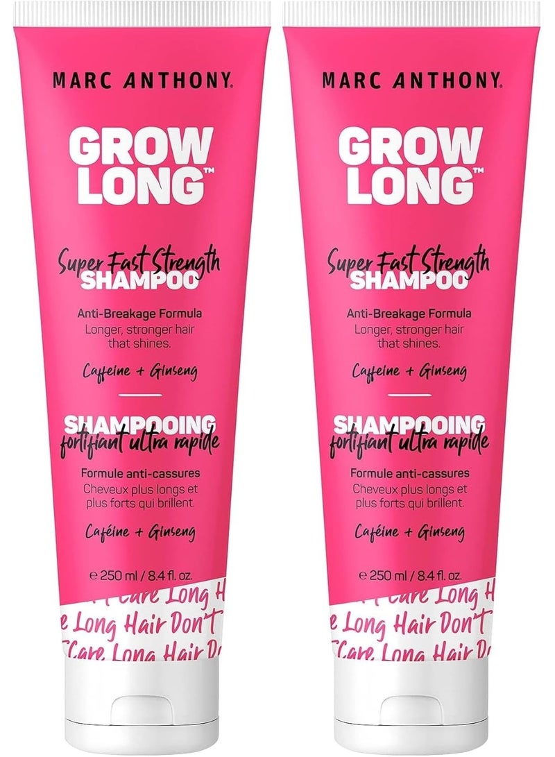 مارك أنتوني شامبو لتقوية الشعر وزيادة نموه بسرعة فائقة، 250 مل (عبوة من قطعتين) - Image 1