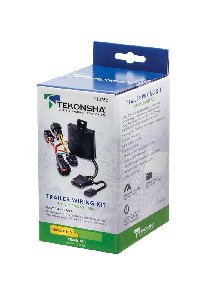 Tekonsha 118752 T-One Connector Assembly with Upgraded Circuit Protected ModuLite HD Module - Image 2