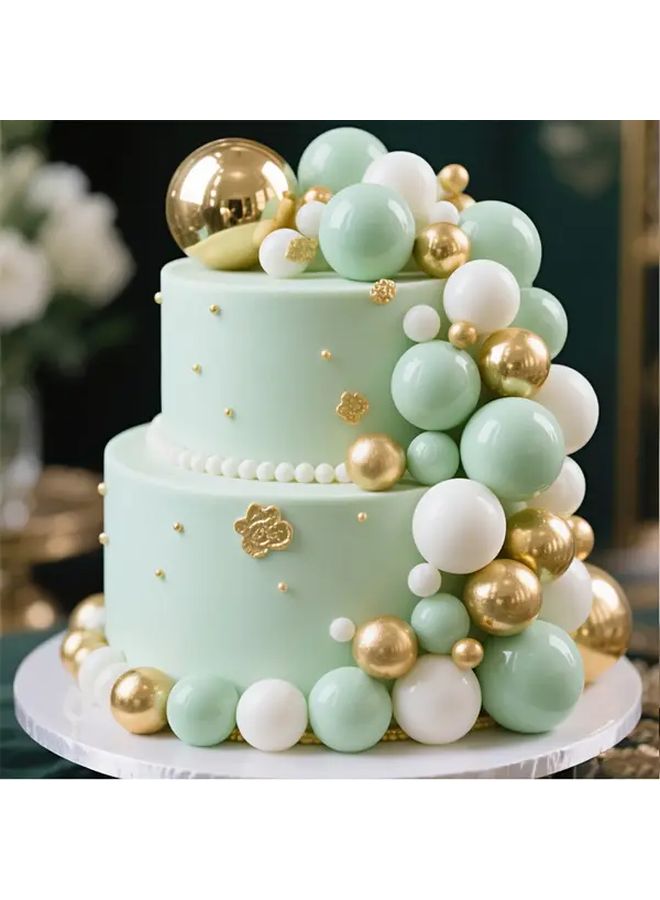 18 Pink Series Foam Cake Balls 18pcs for DIY Cupcake Decorations Birthday Wedding Party - Image 5