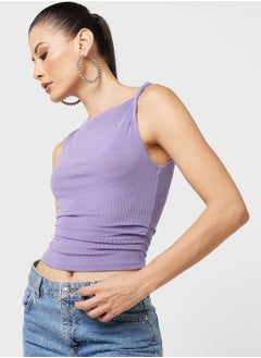 Ginger Fitted Ribbed Vest  - Image 1