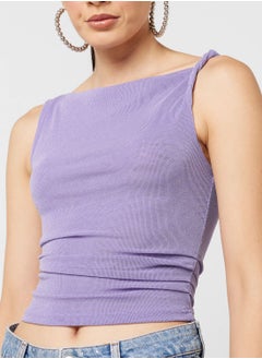 Ginger Fitted Ribbed Vest  - Image 3