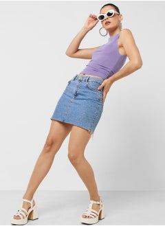 Ginger Fitted Ribbed Vest  - Image 4