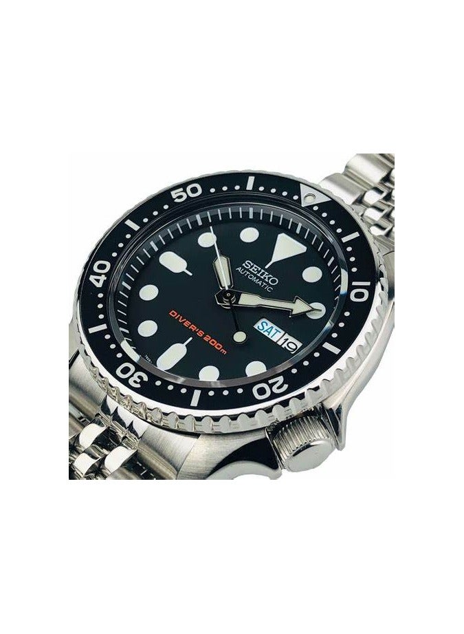 سيكو ساعة أوتوماتيكية للرجال من سيكو وشاشة كلاسيكية تناظرية وحزام من الفولاذ المقاوم للصدأ SKX007K2 - Image 2