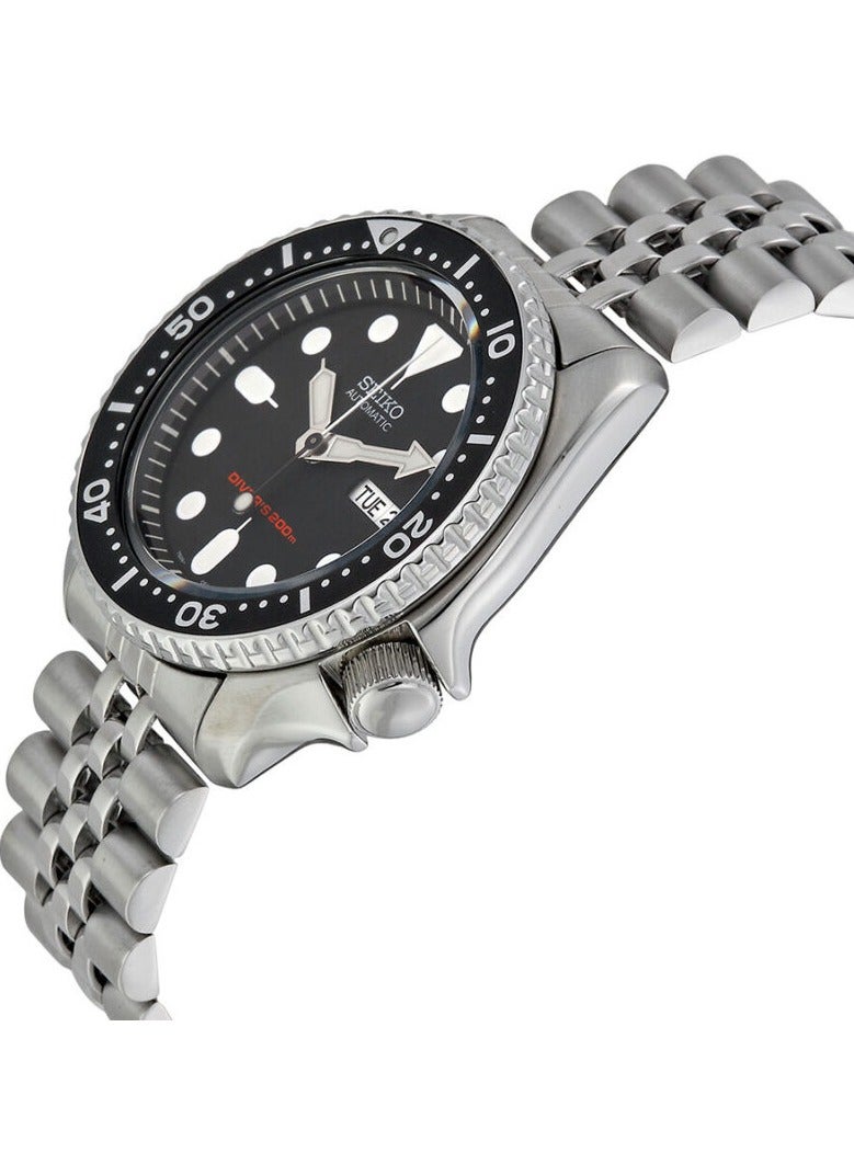 سيكو ساعة أوتوماتيكية للرجال من سيكو وشاشة كلاسيكية تناظرية وحزام من الفولاذ المقاوم للصدأ SKX007K2 - Image 4