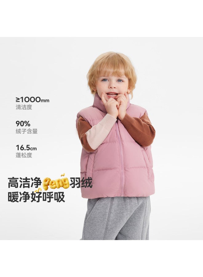 Baby Down Vest Boys' Winter Vest Children's Warm Outerwear Girls' New Style - Image 3