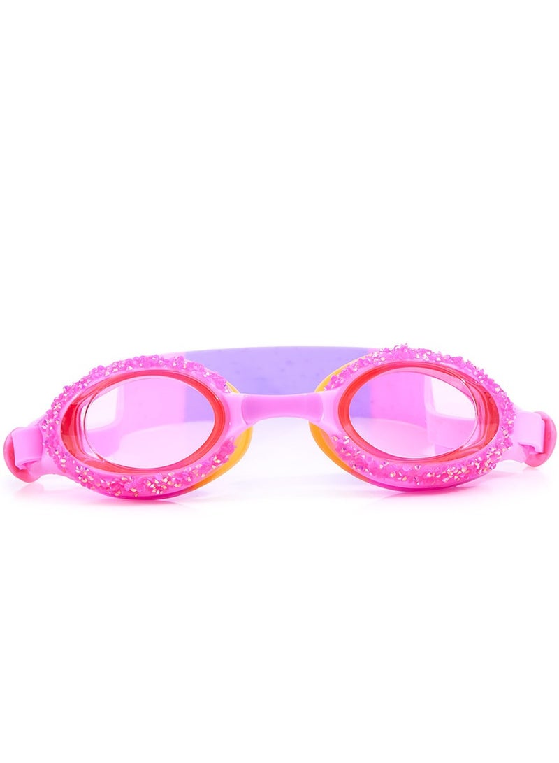 Bling2O Crystal Rock - Pink Swim Goggles for Kids - Ages 3+ - Anti Fog, No Leak, Non Slip, UV Protection - Hard Travel Case - Lead and Latex Free - Image 3