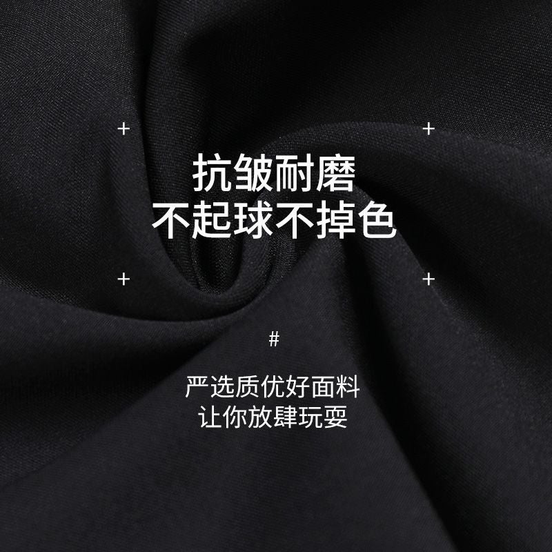 Winter Dark Blue Navy Black Two-Tone White Red Blue Striped Fleece Thickened Warm School Uniform Pants For Primary And Secondary School Students - Image 5