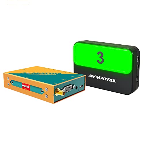 Lilliput AVMATRIX TS3019-4 200 Meter Wireless Multi-Camera Tally System with 1x Tally Box and 4x Tally Lamps - Image 5
