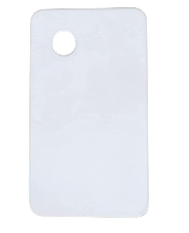 Worison 12 x 7.5 Inch Rectangle Shape Clear Transparent Acrylic Painting Palette with Thumb Hole for Acrylic or Oil Painting - Image 2