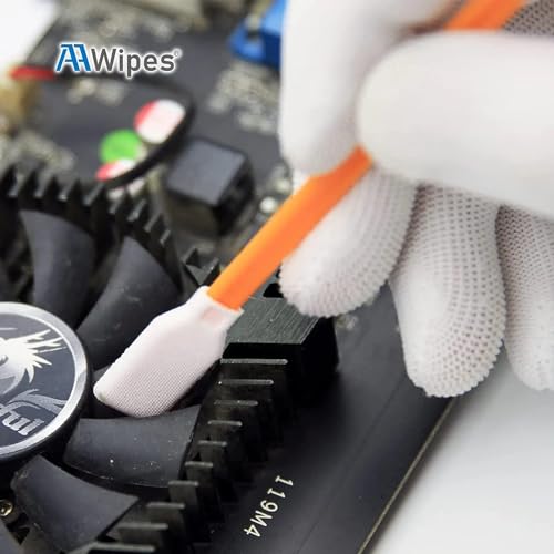 AAwipes Cleaning Swab Kit Microfiber Knitted Polyester Swab Sticks (5 Types, Total 100 Packs) Lint Free Swabs for Printer, Gun, Optics Lens, Camera, Arts and Crafts, Automotive Detailing (FA501) - Image 5