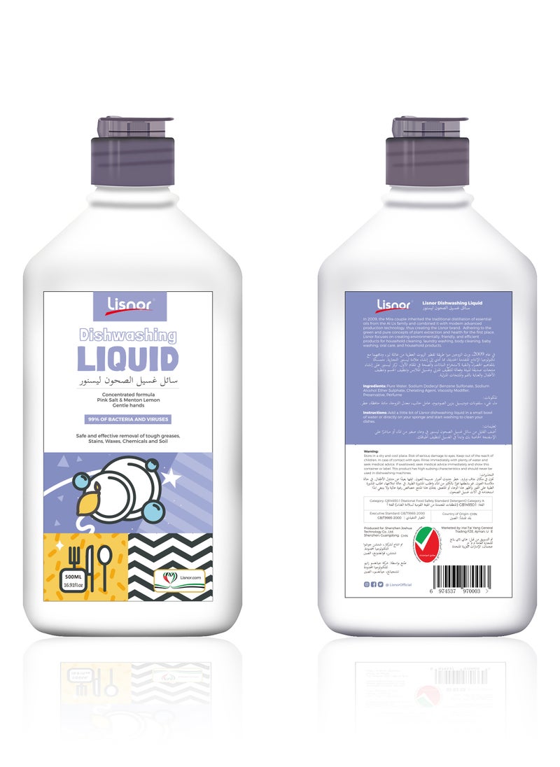 Lemon Dishwashing Liquid 500ML( 21% active ingredients) - pzsku/Z5665A3F210F22C864A2FZ/45/_/1705264154/7bb06823-68e8-4d9a-aa0b-be21c547c60c