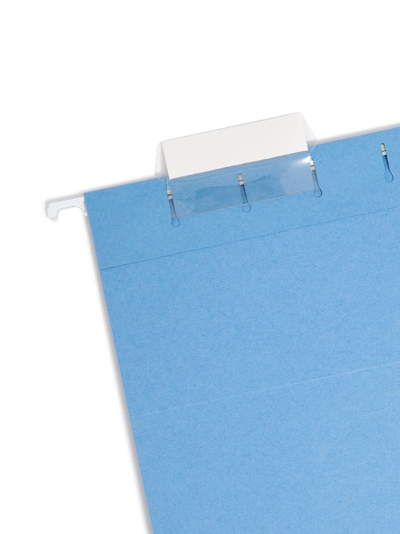 Smead Hanging File Folder with Tab, 1/5-Cut Adjustable Tab, Legal Size, Blue, 25 per Box (64160) - Image 2