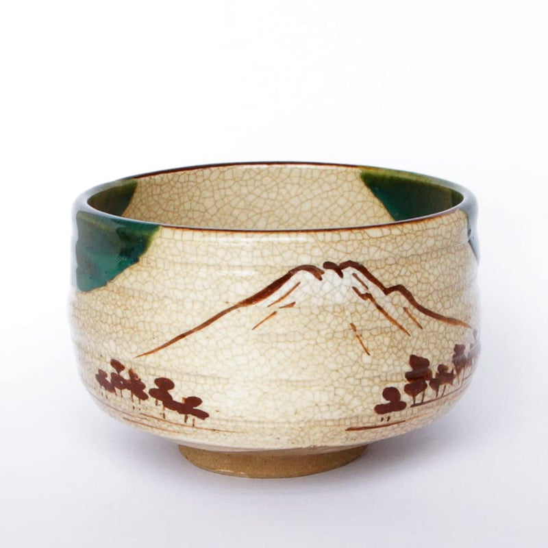 Japanese Tea KIMIKURA Japanese Tea KIMIKURA Matcha Tea bowl Chawan MtFuji Made in JAPAN 