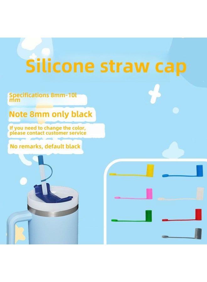 Sanrio Cute Straw Cap Straw Dust Cover Diy Decoration Accessories Straw Cover Silicone Dust Plug Accessories-Color:XGM212-56-Specifications:8mm