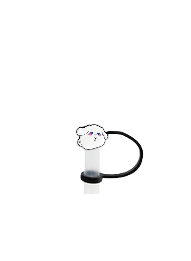 Sanrio Cute Straw Cap Straw Dust Cover Diy Decoration Accessories Straw Cover Silicone Dust Plug Accessories-Color:XGM212-56-Specifications:8mm
