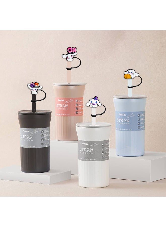 Sanrio Cute Straw Cap Straw Dust Cover Diy Decoration Accessories Straw Cover Silicone Dust Plug Accessories-Color:XGM212-56-Specifications:8mm