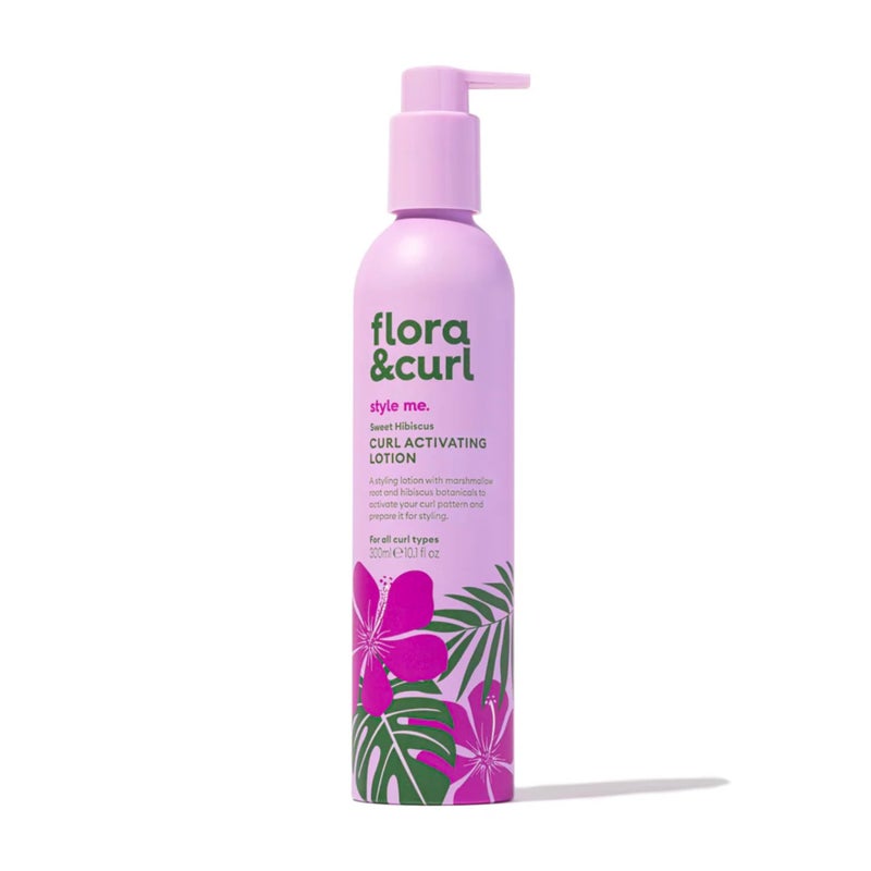 فلورا آند كيرل Flora & Curl Sweet Hibiscus Curl Activating Lotion – كريم الشعر المعزز للترطيب - Image 3