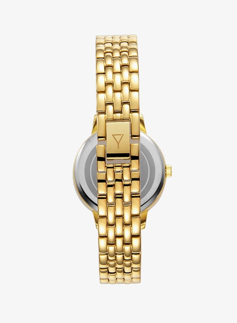 ECSTACY Women's Analog Round Shape Stainless Steel Wrist Watch E23505-GBGG - 31 Mm - Image 3