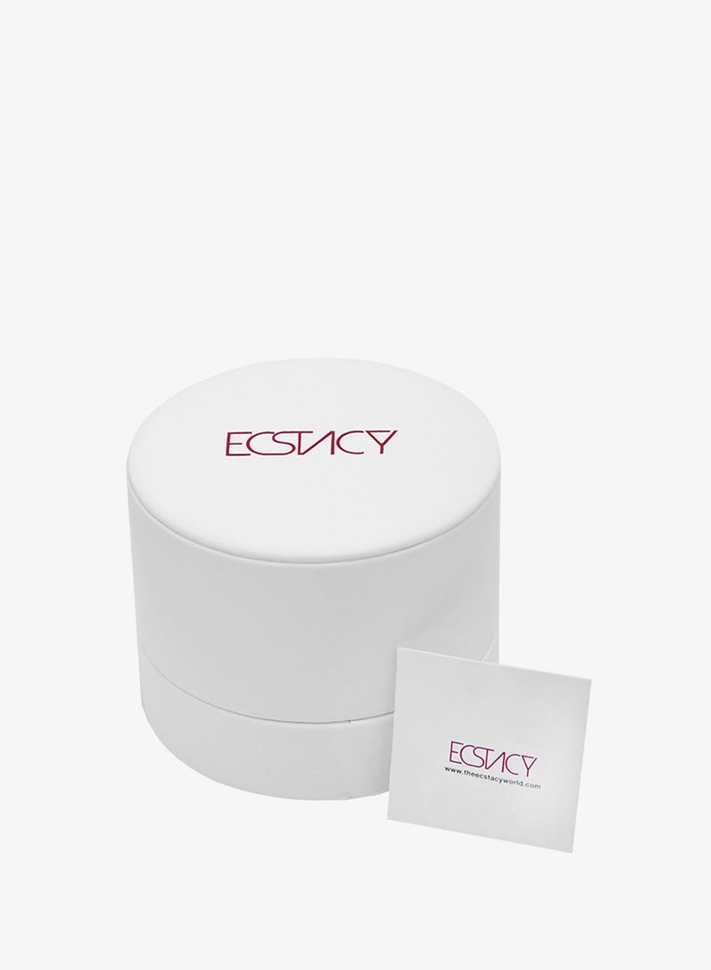 ECSTACY Women's Analog Round Shape Stainless Steel Wrist Watch E23505-GBGG - 31 Mm - Image 4