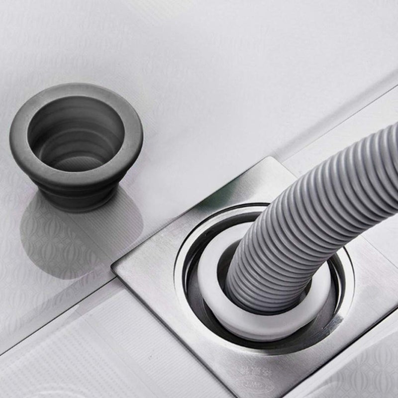 Leeonz Leeonz 4 Pieces Silicone Ring Silicone Seal Plug Ring Washing Machine Plug Ring for Bathroom Kitchen Cleaning Tools  - Image 2