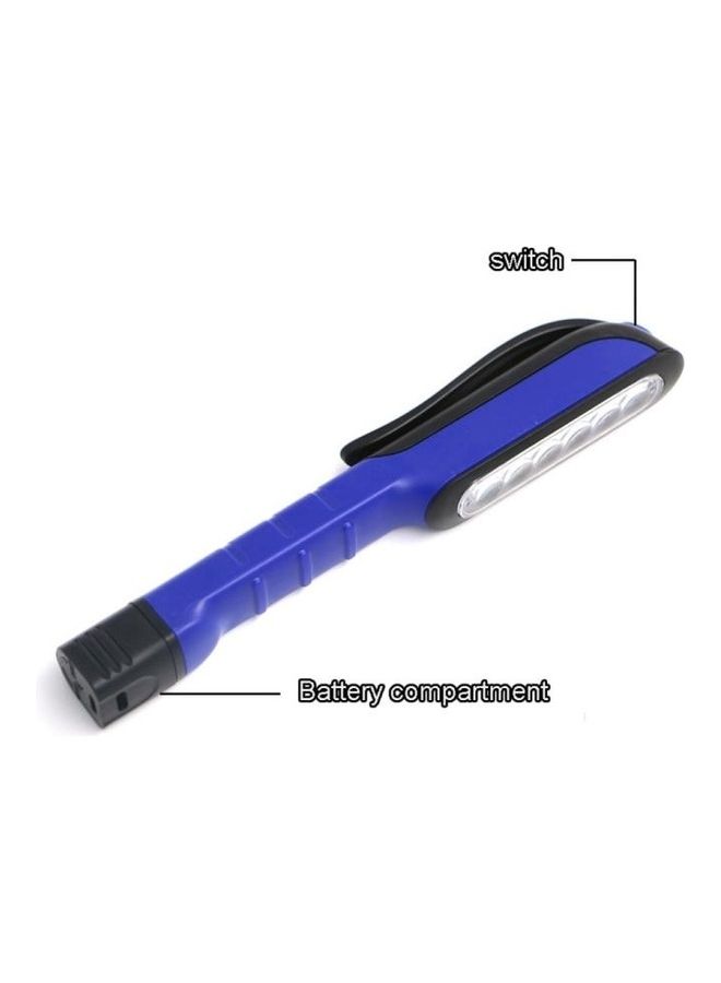 3W Multifunction Work Handy LED Torch Light with Pen Clip White - Image 5