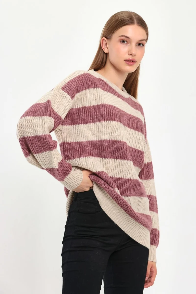 الكسندر جاردي Crew Neck Knitted Sweater (B23-5803)