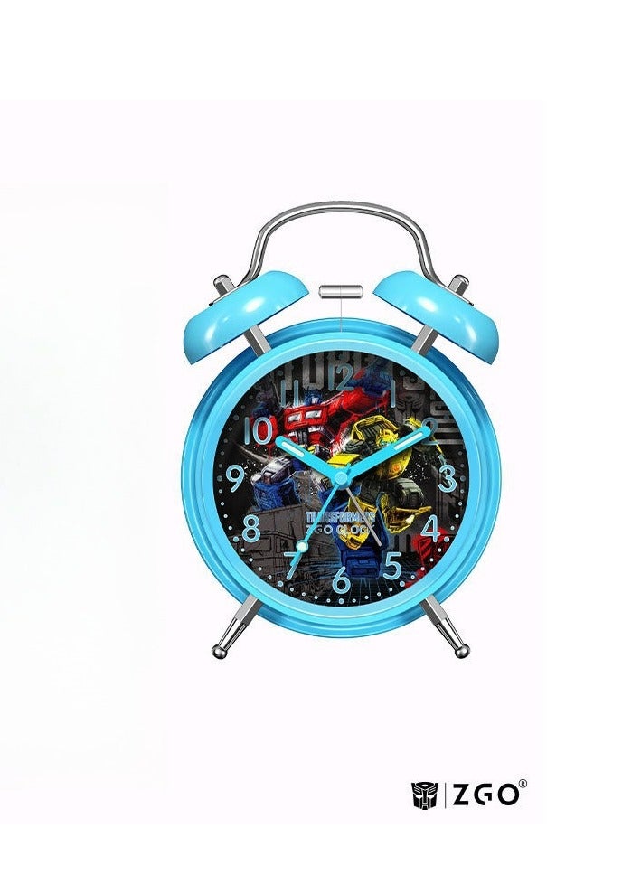 ZGO Children's Exclusive Silent Cartoon Bedside Clock, Bedroom Alarm Clock  - Image 1
