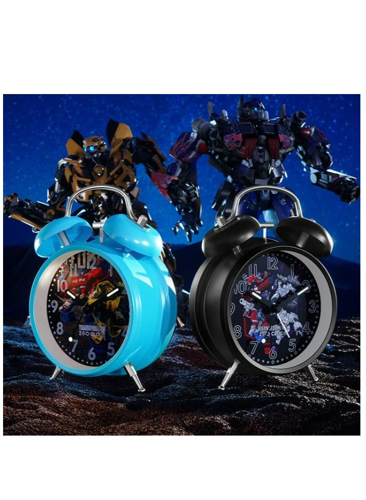 Children's Exclusive Silent Cartoon Bedside Clock, Bedroom Alarm Clock