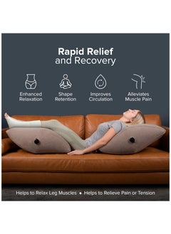 Ru syanl Inflatable Leg Elevation Pillow Portable Diamond Pillow for Legs with Storage Bag Multifunctional Leg Pillow for Promoting Blood Circulation Leg Injuries and Leg Rest Breathable PVC Material  - Image 5