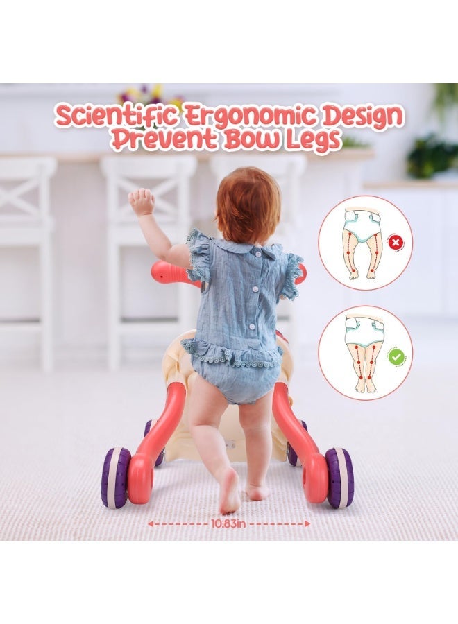 زيريفام مشاية تعليم الأطفال ، 2 في 1 متعددة الوظائف من الجلوس إلى الوقوف مشاية ومركز أنشطة ، ألعاب مشي تعليمية مبكرة مع مركز نشاط قابل للفصل للرضع والأطفال الصغار 12+ شهرا - Image 5