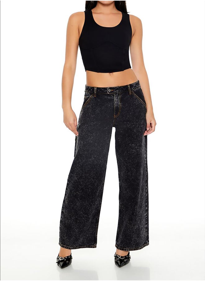 FOREVER 21 - Sweater-Knit Corset Tank Top - Image 1