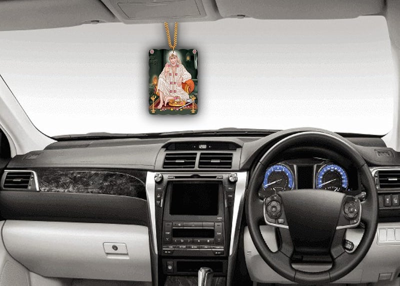 ART END ARTEND car Rearview Mirror Ornament shiridi saibaba Idol car Accessories - Image 2