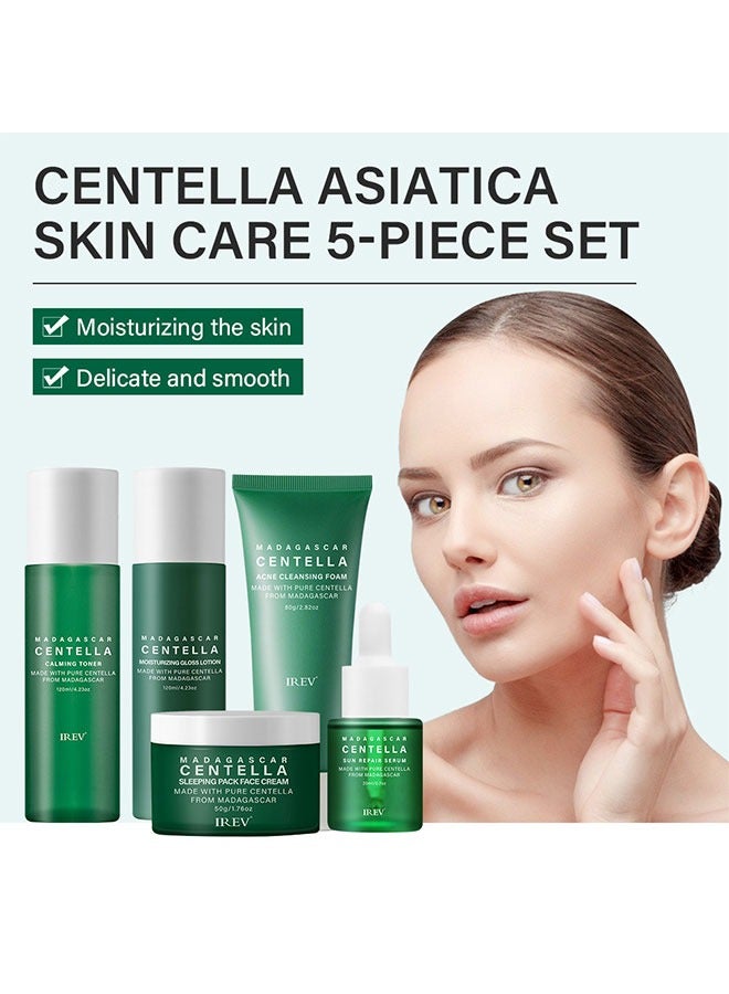IREV Centella Asiatica  5-In-1 Skincare Gift Set With Anti-Aging Boosting Collagen & Hydrating For Women - Image 4