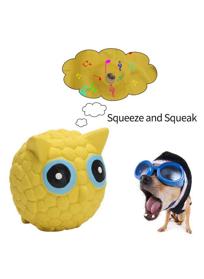 Non-Toxic Soft Latex Interactive Training Fetch And Play Squeaky Owl Bouncing And Floating Chew Toy For Puppy And Dogs (Medium). - Image 5