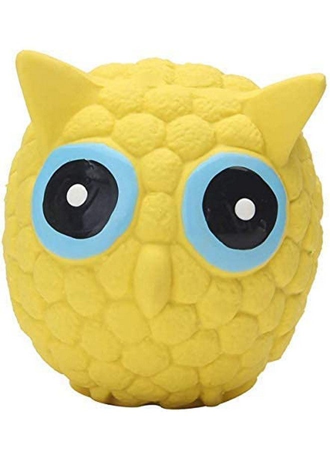Non-Toxic Soft Latex Interactive Training Fetch And Play Squeaky Owl Bouncing And Floating Chew Toy For Puppy And Dogs (Medium). - Image 1