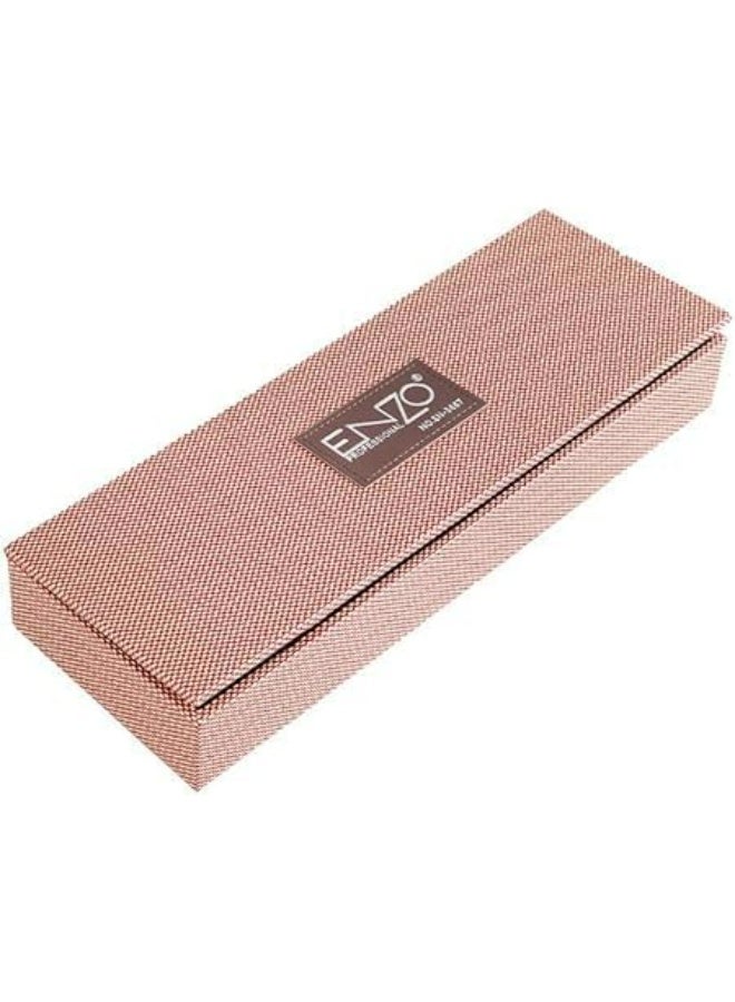 ENZO Professional مكواة شعر ENZO EN-3667 تيتانيوم – مكواة مسطحة احترافية بتقنية لوحة تيتانيوم المتقدمة، درجة حرارة قابلة للتعديل، وسرعة تسخين عالية - النسخة الدولية - Image 3