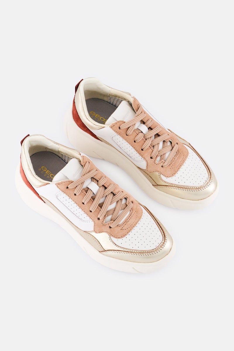GEOX Women Nebula 2,0 Lace Up Casual Shoes, Multicolor - Image 4