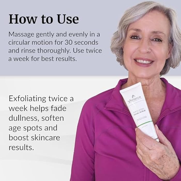 Vibriance Ultra-Gentle Face Scrub, 4 fl oz - Exfoliating Facial Wash Unclogs Pores - Sulfate and Paraben-Free Exfoliator For All Skin Types - Made with Natural Ingredients - Image 3