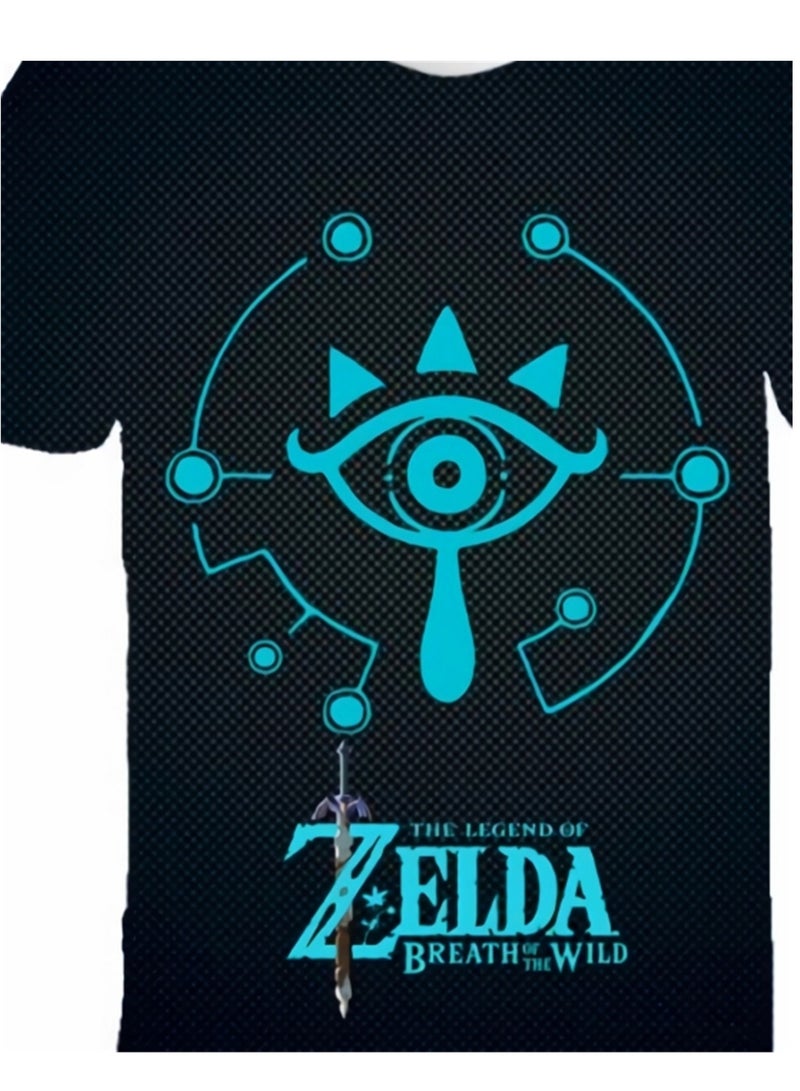 Game Zelda Breath of the Wild 3D digital printing personalized breathable children's T-shirt  - Image 2
