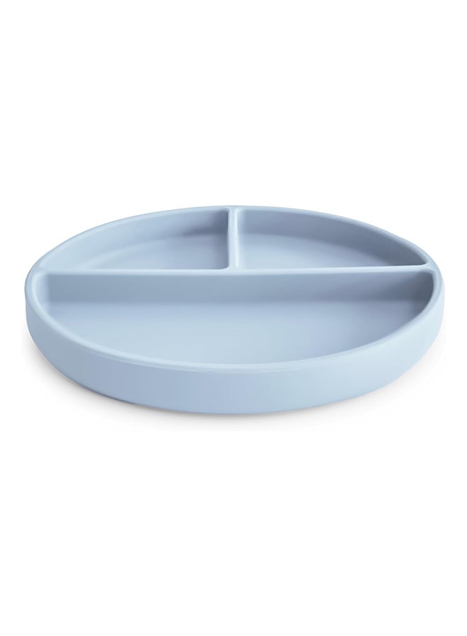 Mushie Silicone Plate Powder Blue - Image 2