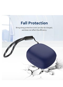 Generic Case Cover For ANker Soundcore R50i Shock Resistant Cover With Carabiner (Blue)  - Image 3