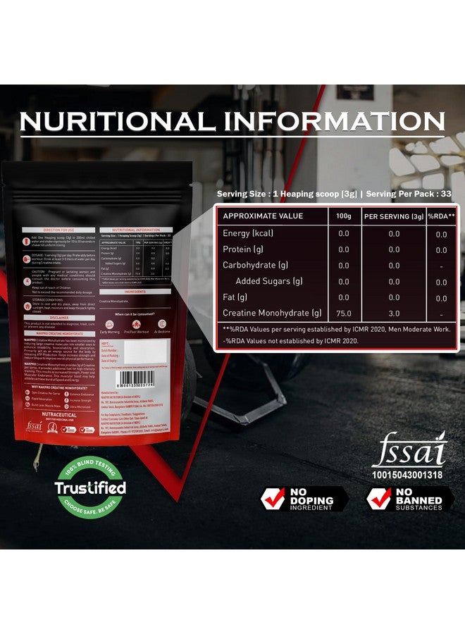 Nakpro Gold 100% Whey Protein Concentrate, 1 Kg Unflavoured with 100g Creatine - Unflavoured | Easy Mixing, Low Carbs, Easy Digesting Whey Protein Supplement Powder (Combo Pack) - Image 2