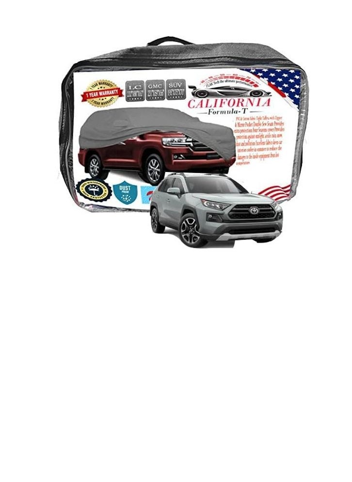 California formula-T California Car body Cover Windproof  Scratch Resistant Cover with Working Gloves Toyota RAV4 