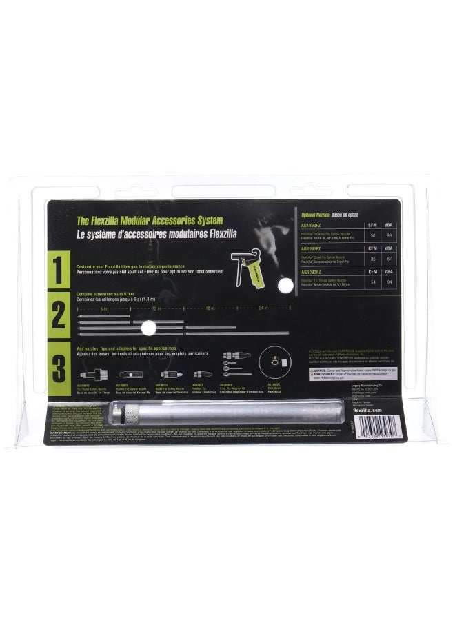 Flexzilla X1 Blow Gun Kit 10-Piece ZillaGreen - AG1500FZKIT - Image 2