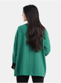 Clue Cardigan with Fringe Cuffs  - Image 3