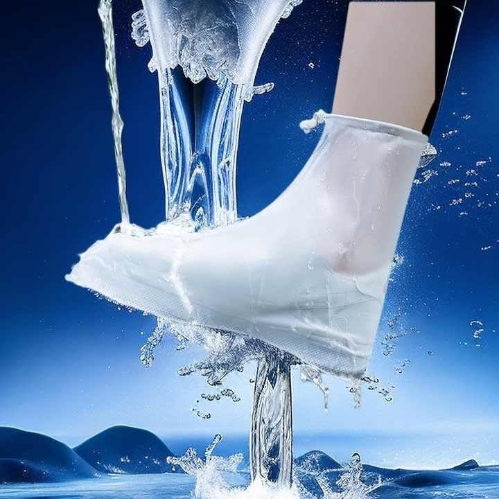 KRIDARSH Waterproof Shoe Covers, Rain Shoe Covers Transparent Reusable Non Slip Shoe Cover for Outdoor Women and Men - Image 3