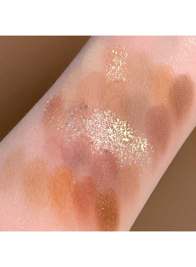 Huitich 25-Color Cream Eyeshadow Palette Long-Lasting Blendable Shades - Image 4