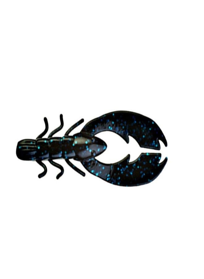 Berkley PowerBait Chigger Craw , Black Blue Fleck, 4" (9 Count) - Image 2