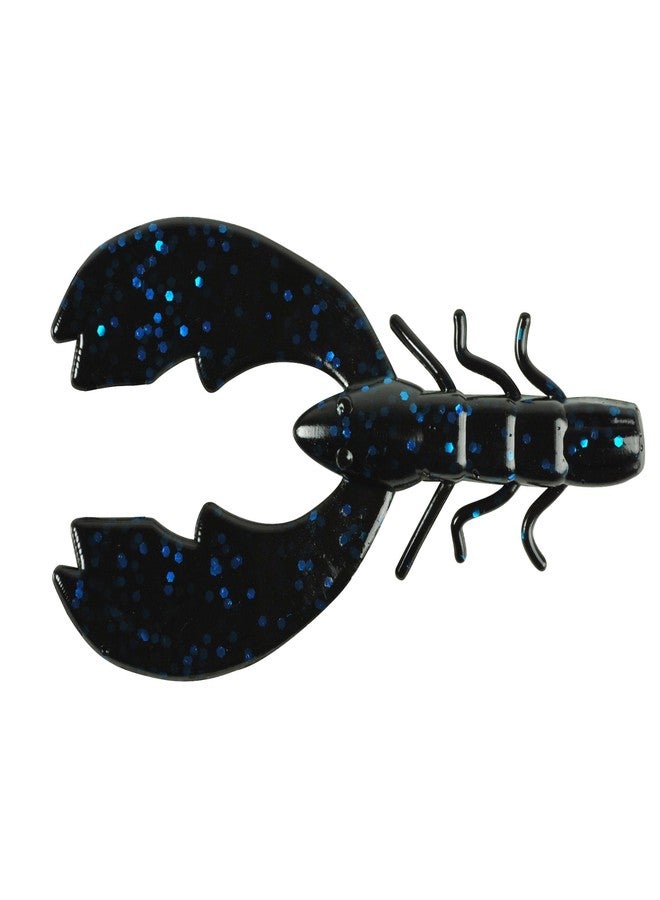 Berkley PowerBait Chigger Craw , Black Blue Fleck, 4" (9 Count) - Image 1