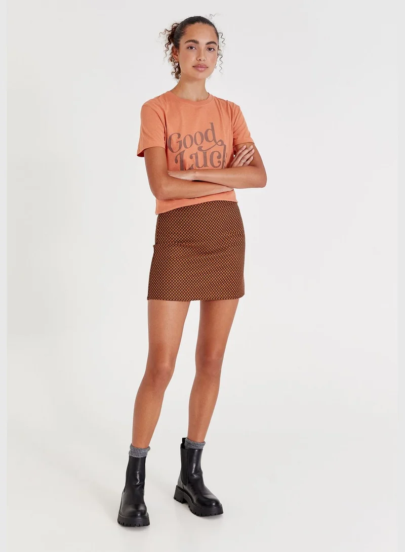 PULL&BEAR Retro slogan T-shirt